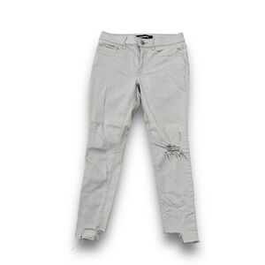 Express Distressed Ankle Legging Mid‎ Rise Stretch+ Supersoft Pink 

Size 6